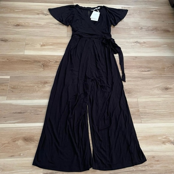 Seraphine Pants - Seraphine Black Maternity & Nursing Jumpsuit 6